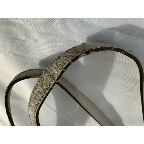 Kate Spade Large Double Zip Beige Cream Shoulder Bag Handbag Purse Read⬇️ - Picture 11 of 11